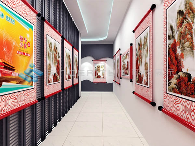 黨建展廳內部圖 黨建展廳內部圖