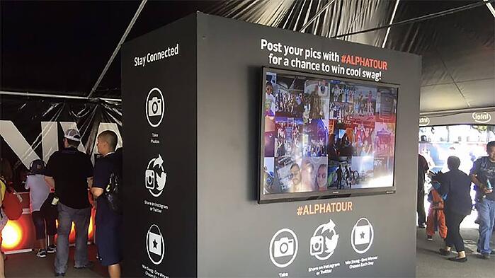 展會屏幕，展會現場，展會